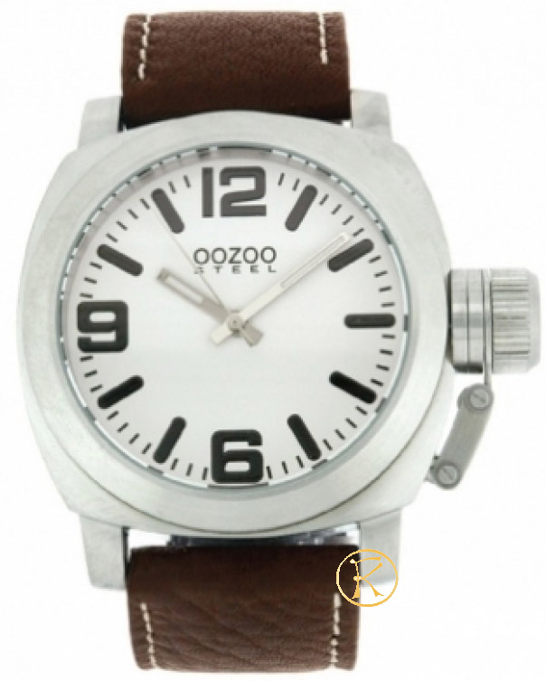 OOZOO STEEL XL Brown Leather Strap OS19