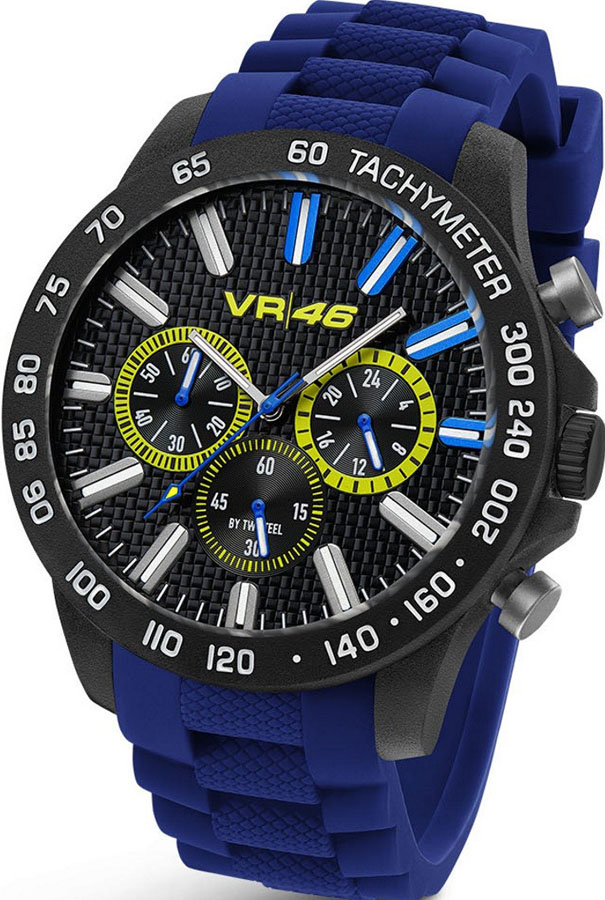 TW Steel Valentino Rossi  Blue Strap Chronograph Watch VR110