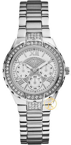 GUESS Crystals Multifunction Stainless Steel Bracelet W0111L1