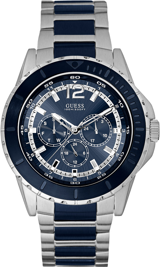 GUESS Multifunction Two Tone Stainless Steel Bracelet W0478G2