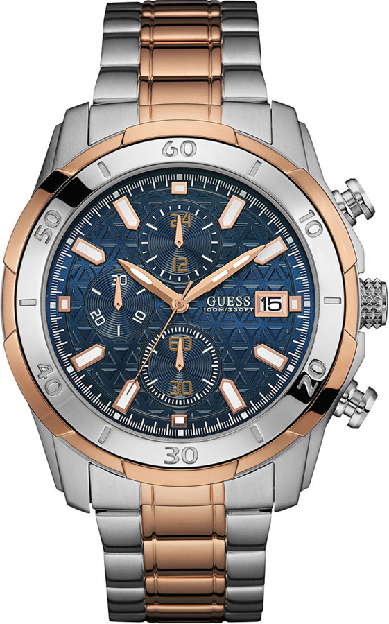 GUESS Two Tone Stainless Steel Chronograph W0746G1