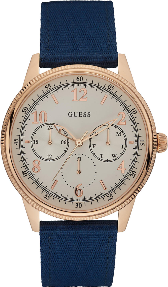 Guess Blue Fabric Strap W0863G4