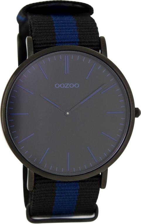 OOZOO Timepieces Vintage Two Tone Fabric Strap C6938