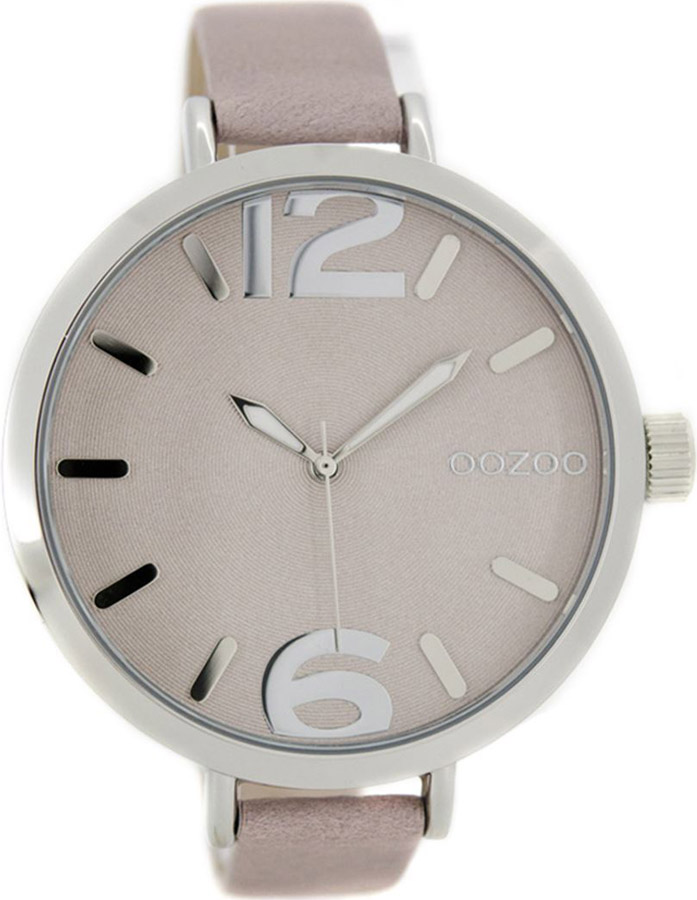 OOZOO Timepieces XXL Pink Leather Strap C7148