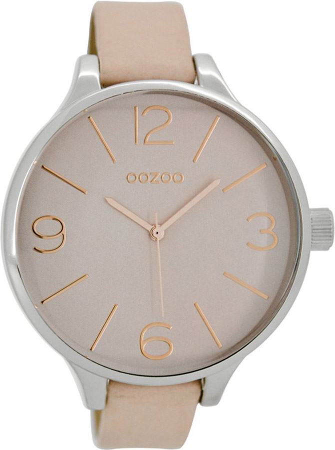 Oozoo Timepieces Ladies Pink Leather Strap C7161