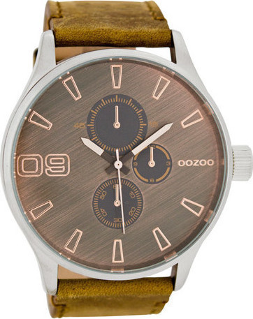 Oozoo Brown Leather Strap C7245