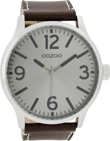 OOZOO Timepieces Brown Leather Strap C7402
