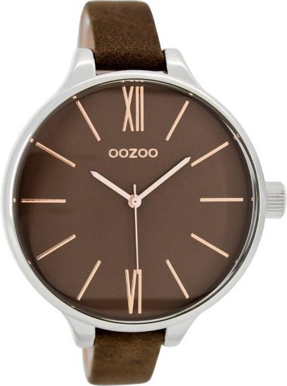 Oozoo Brown Leather Strap C7538