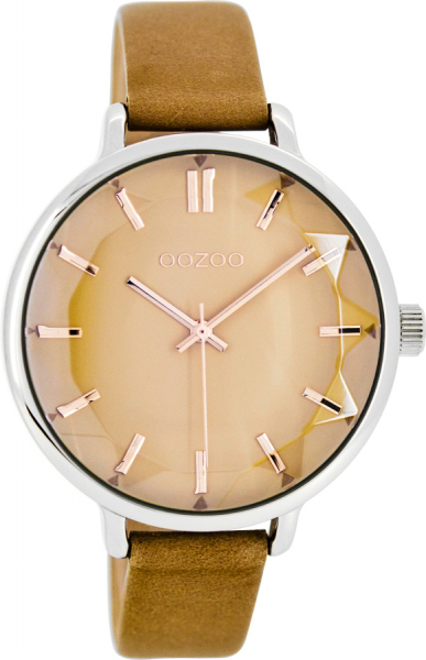 OOZOO Timepieces Brown Leather Strap C7917