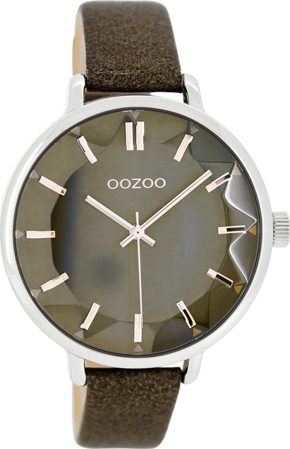 OOZOO Timepieces Brown Leather Strap C7919