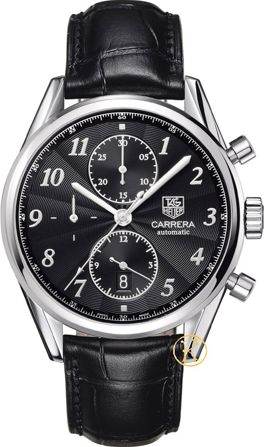 Tag Heuer Men's Carrera Black Dial Dress Watch CAS2110.FC6266