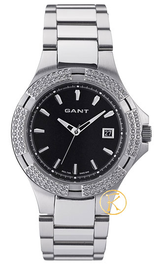 Gant Winfield Ladies Crystal Black Dial Stainless Steel  GW70031