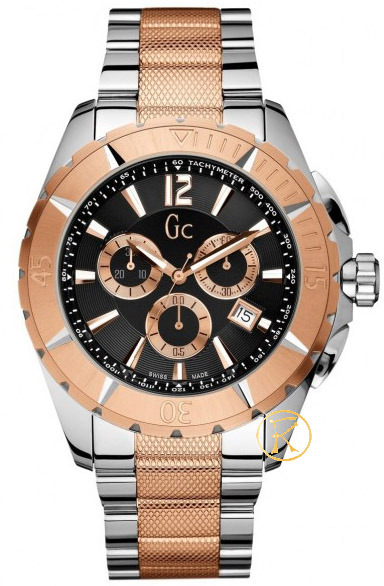 GUESS Collection Chronograph Two-Tone Stainless Steel Bracelet  X53003G2S