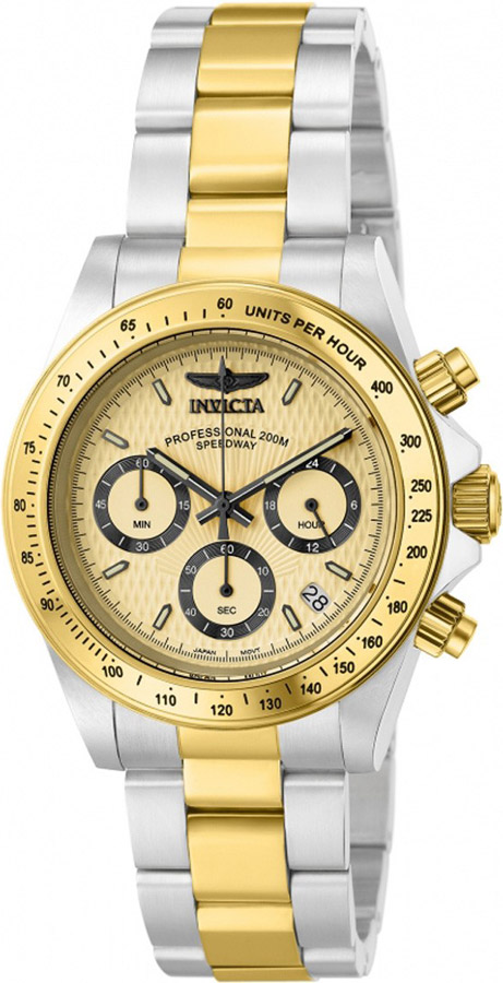 Invicta Men's Speedway Analog Display Japanese Quartz Two Tone Watch 14930