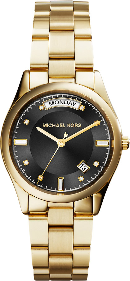 Michael Kors Colette Crystals Gold Stainless Steel Bracelet MK6070