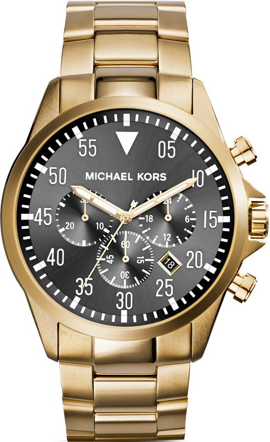 Michael Kors Gage Chronograph Stainless Steel Mens Watch MK8361