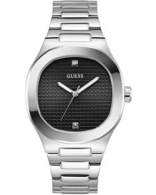 Guess Headline Crystals Silver Stainless Steel Bracelet GW0662G1