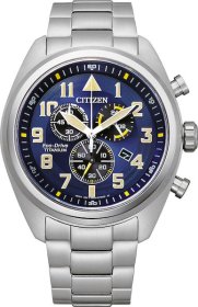 Citizen Eco-Drive Super-Titanium chronograph AT2480-81L