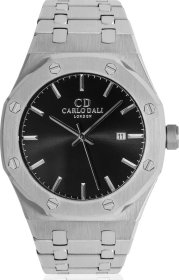 CARLO DALI Aristotelis Precious Silver Steel Watch CD.WA.0064.0170.SI.01