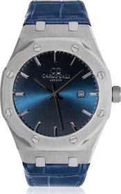 CARLO DALI Classic Fusion Blue Sea Leather Strap Watch CD.WA.0114.0220.BL.01