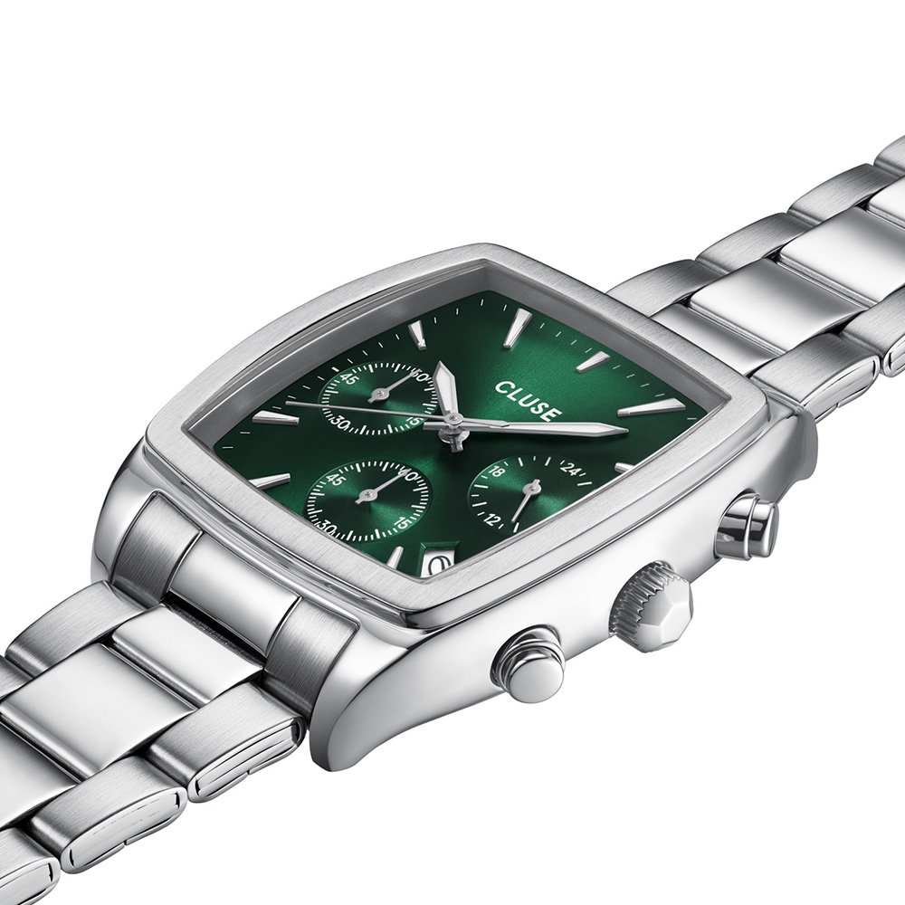 Cluse Quartaut Chrono Multifunction Silver Stainless steel Bracelet CW52002