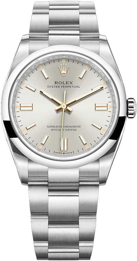 ROLEX Silver Dial Oyster Perpetual 36 126000