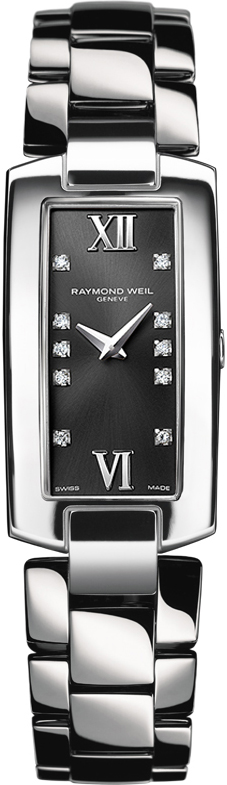 Raymond Weil Shine Black Diamond Dial Ladies 1500-ST-00785