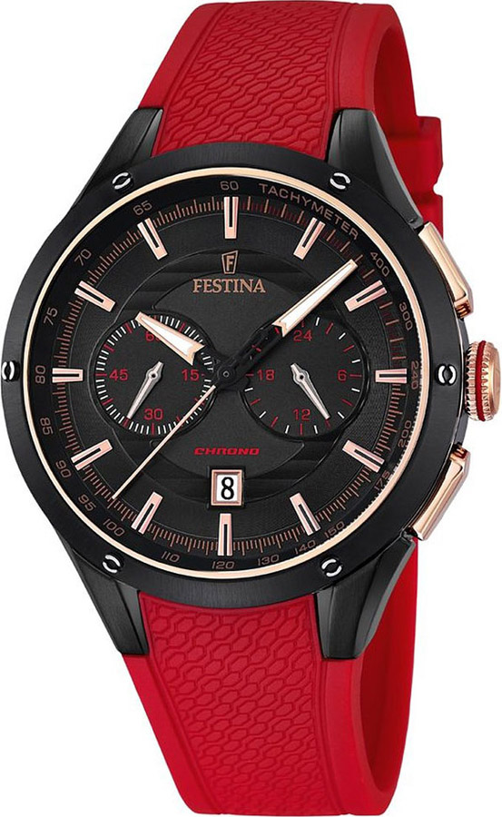 FESTINA Red Rubber Chronograph F16833/1