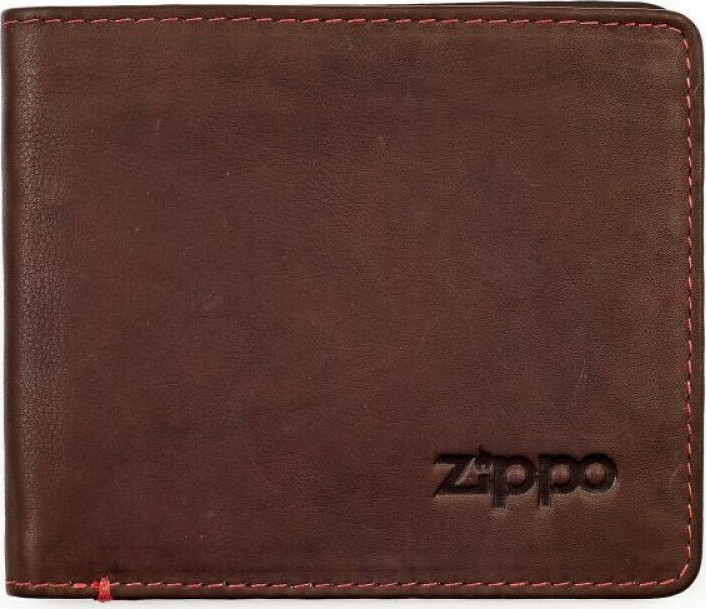 Zippo 2005117 Brown Bi-Fold δερμάτινο πορτοφόλι