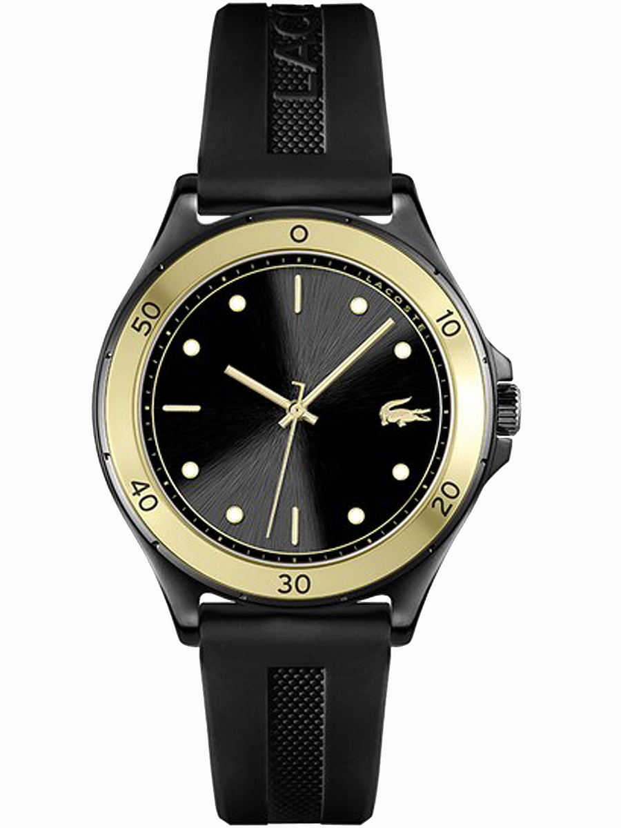 Lacoste Swing Black Silicon Strap 2001223