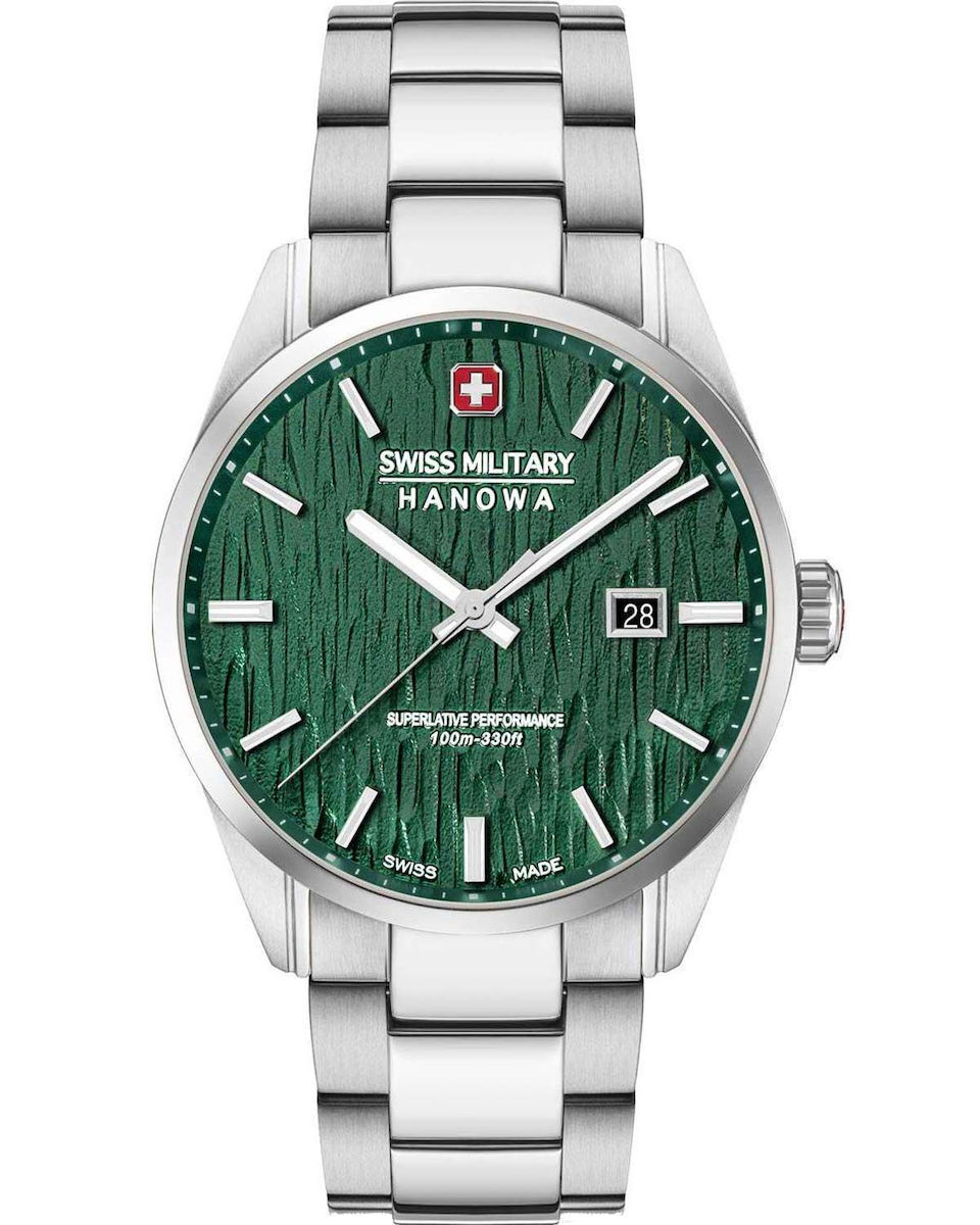 Swiss Military Hanowa Silver Fir Silver Stainless Steel Bracelet SMWGH0006101
