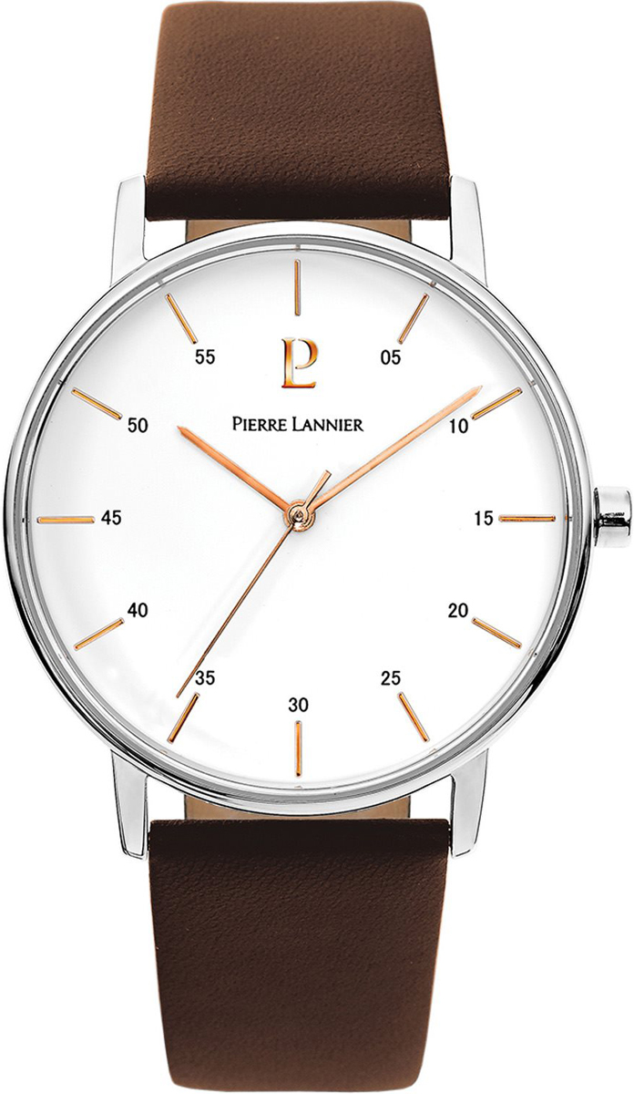 PIERRE LANNIER Brown Leather Strap 202J104