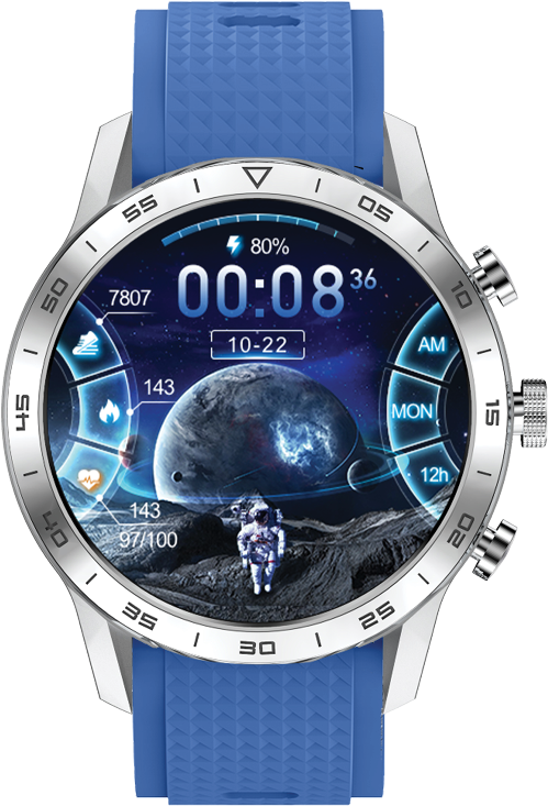 DAS.4 SU20 Smartwatch με Παλμογράφο 80043