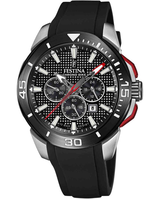 Festina  Chrono Bike Chronograph Black Rubber Strap F20642/4