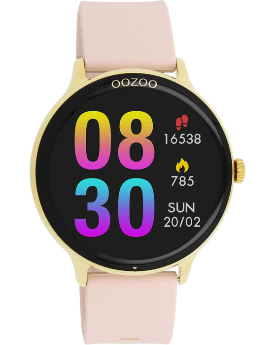 Oozoo Smartwatch Pink Silicon Strap Q00131