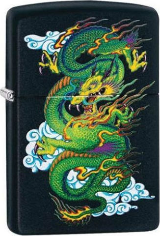 Zippo 29839 Black Matte Dragon