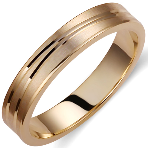 Βέρες Γάμου σε Χρυσό Χειροποίητες από Ελληνικό Εργαστήρι code gk325c
