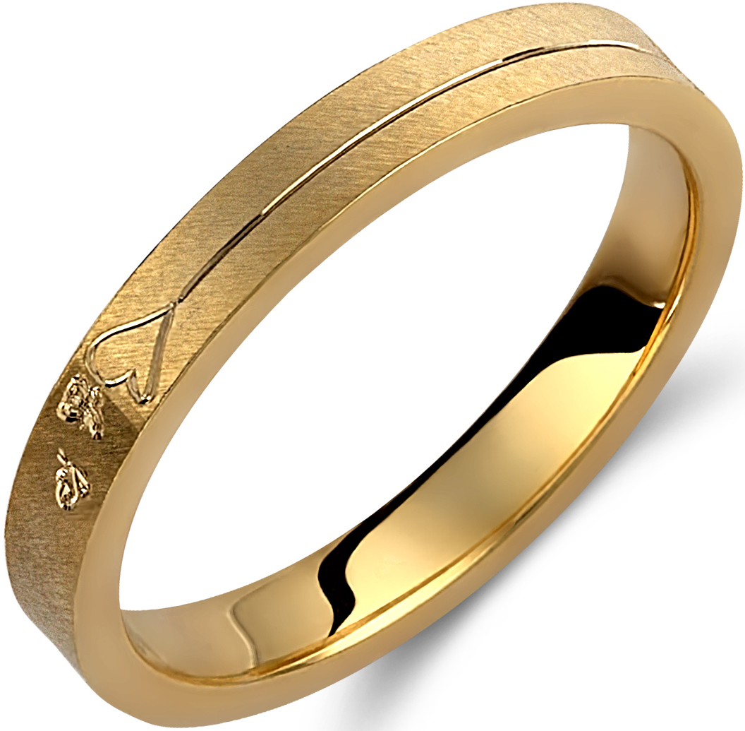 Βέρες Γάμου σε Χρυσό Χειροποίητες από Ελληνικό Εργαστήρι code gk396c