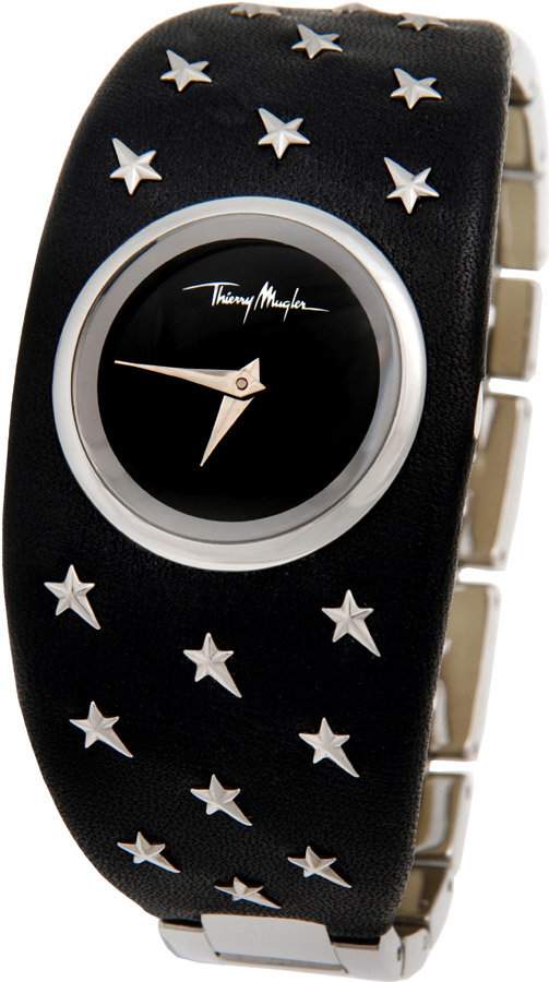 Thierry Mugler Black Leather Strap 4703303