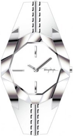 Thierry Mugler White Leather Strap 4703403