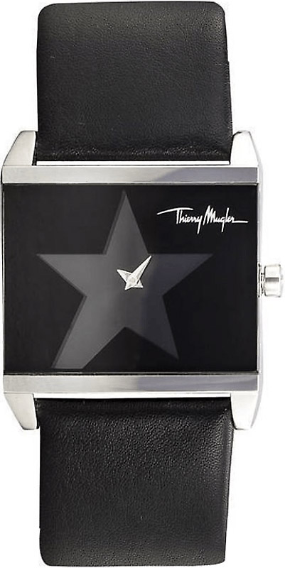 Thierry Mugler Black Leather Strap 4703601