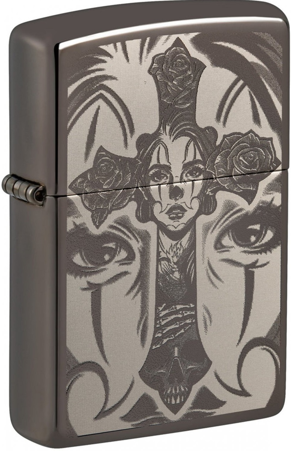 Zippo Skull Cross Design 48411