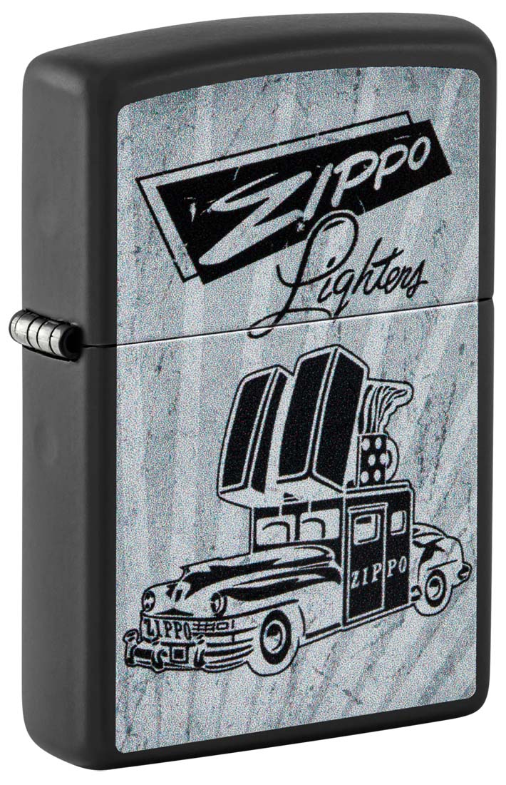 Zippo Black Matte Color Image 48572