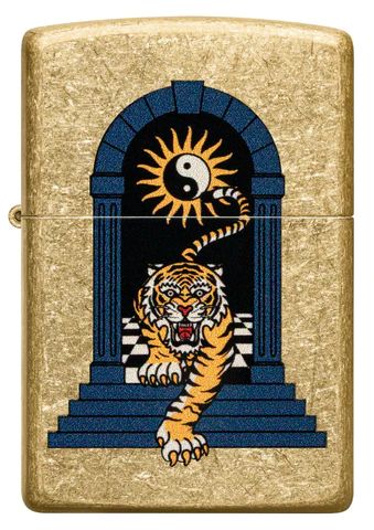 Zippo 48613 Tiger Tattoo Design