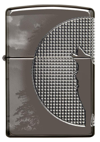 Zippo 49353 Armor® Wolf Design