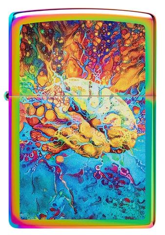 Zippo 49787 Psychedelic Brain Design