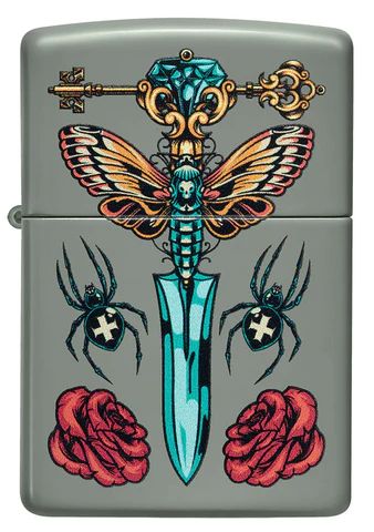 Zippo 49860 Gothic Dagger Design