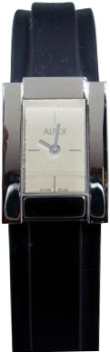 Alfex Black Rubber Strap 5432/01