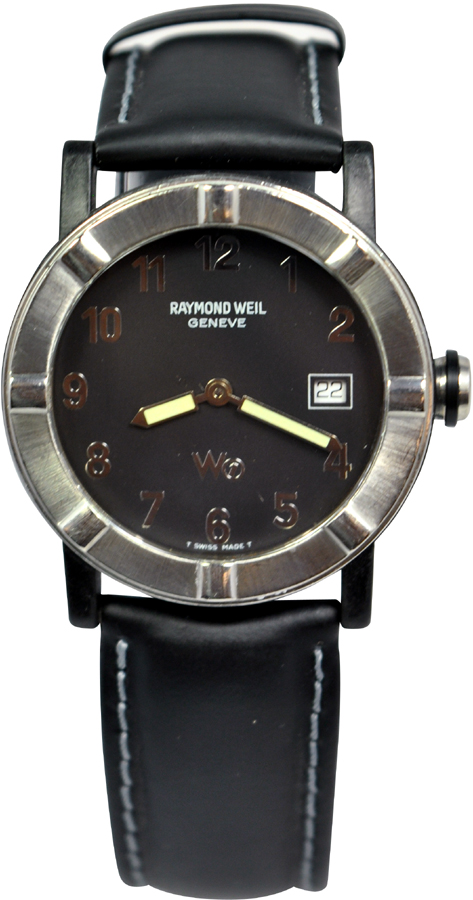 Raymond Weil Geneve Black Leather Strap 6000.SK.16