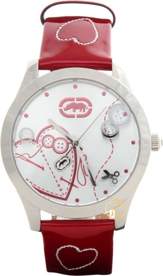 Marc Ecko Red Leather Strap E08505L2